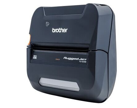 RJ-4230B-LF 4in Linerless Label Mobile Printer Bluetooth & Battery