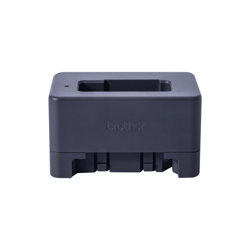 PA-BC-004 battery charger for Brother TD 2 inch direct thermal printers front