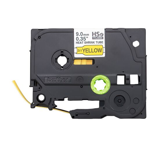TZe-B41 - 18mm Black on Fluorescent Orange Laminated Label Tape