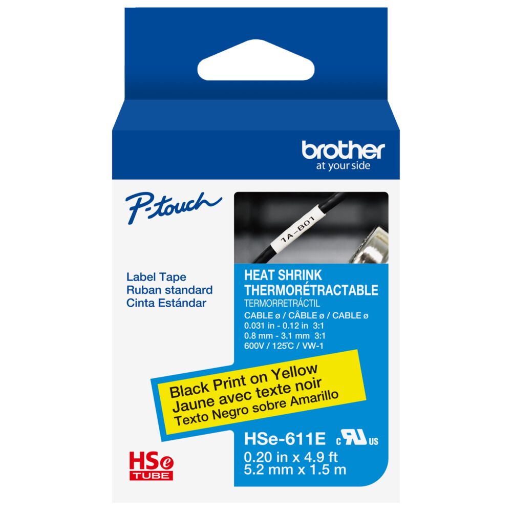 TZe-SL261 - 36mm Black Ink on White Self-Laminated Label Tape