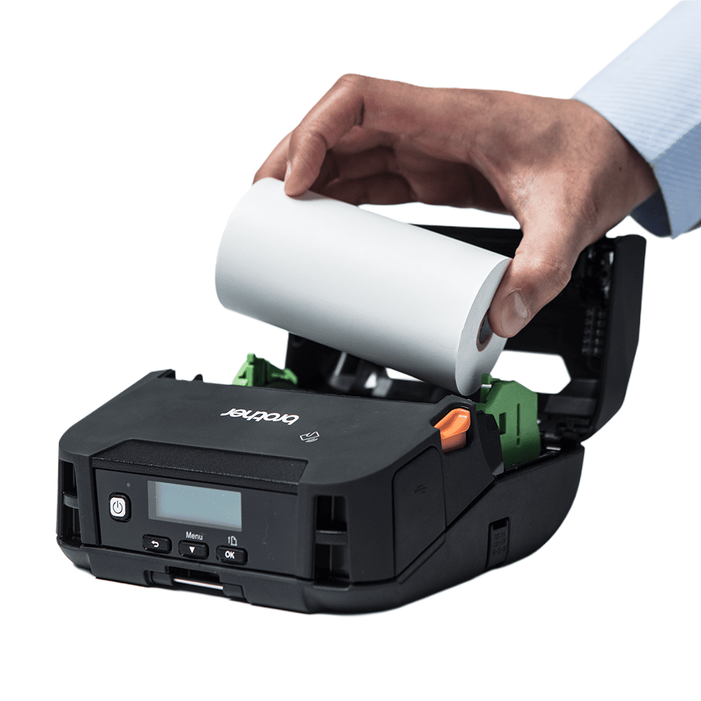 Brother RJ-4235B-LCP 4in Mobile Printer with Bluetooth, Li-ion